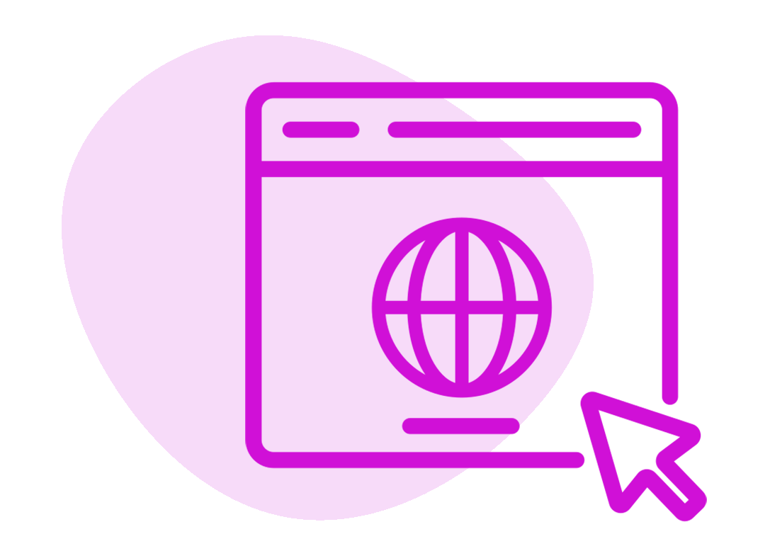 pink website icon
