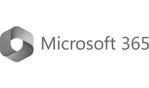 Grey Microsoft 365 logo